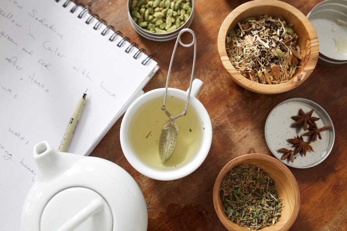 Free Ebook Download: Herbal Tea Throughout The Seasons | Herbal Academy | Whether you already have a daily tea ritual or you’re looking to start one, our newest FREE ebook will show you the way with the help of 12 tea recipes, one for every month of the year!