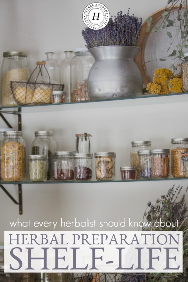 What Every Herbalist Should Know About Herbal Preparation Shelf-Life | Herbal Academy | Ever wondered if an herbal preparation from the back of your cabinet was still effective? Learn all about herbal preparation shelf-life in today's post.
