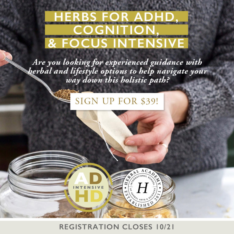 3 Calming Herbs to Support ADHD & Cognition