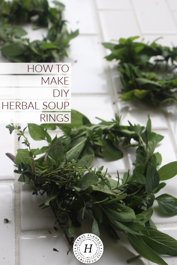 How To Make DIY Herbal Soup Rings | Herbal Academy | Take your water-based foods to the next level by using these herbal soup rings to amp up the flavor and nutritional benefits! Learn to make them in this post.