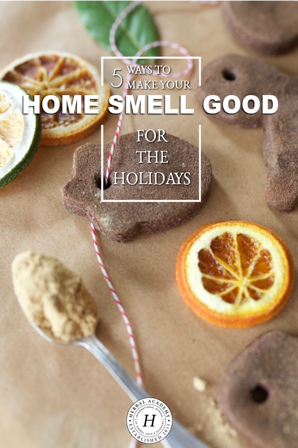 5 Ways to Make Your Home Smell Good for the Holidays | Herbal Academy | Make your home smell good this holiday season without having a negative impact on your health. Here are 5 safe and natural ideas to get you started!