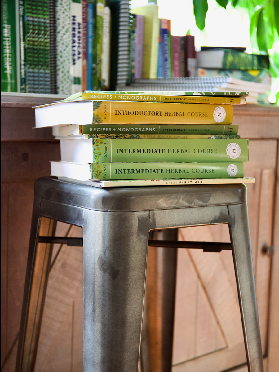 Introducing The Most Complete Herbalism Textbooks in Beginner and Intermediate Levels | Herbal Academy | Two of our foundational online herbal courses are now available in print textbooks! Learn more in this post!