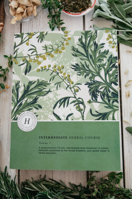 Intermediate Herbal Course textbooks - online herbal course in print