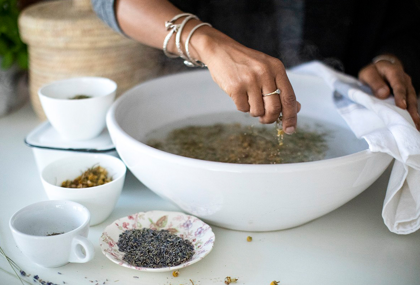 Introductory Herbal Course - herbal steam