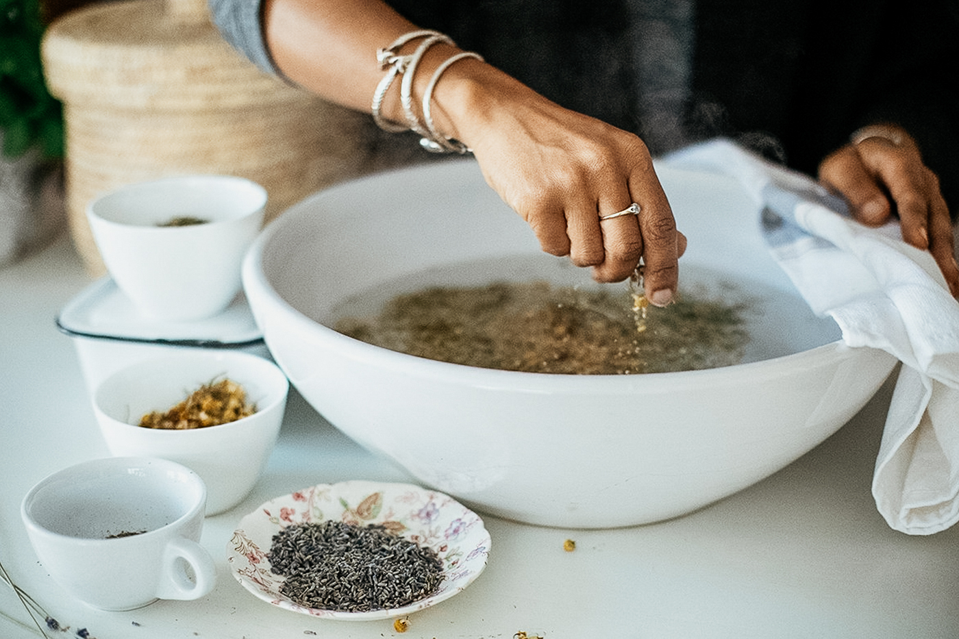 Introductory Herbal Course - herbal steam