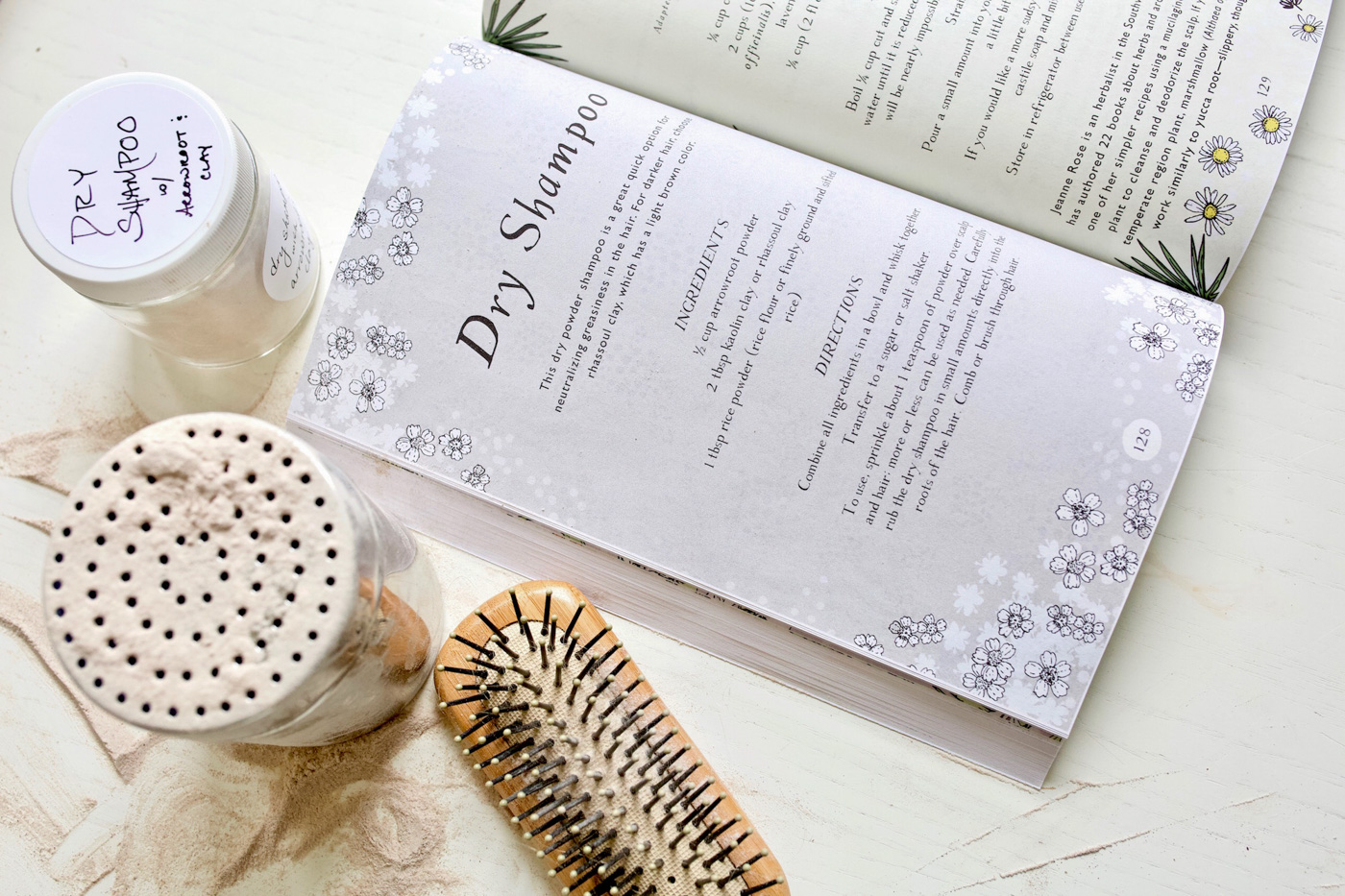 Dry Shampoo Recipe from the Botanical Skin Care Recipe Book