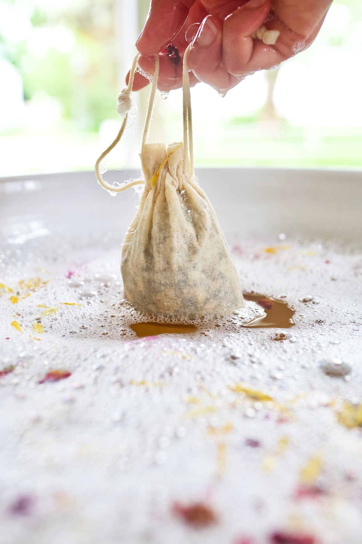 How To Make A Summer Garden Bath Tea | Herbal Academy | A summer garden bath tea is a great way to unwind. Here are our top five herbs to include plus tips for planting, growing, and harvesting these herbs too!