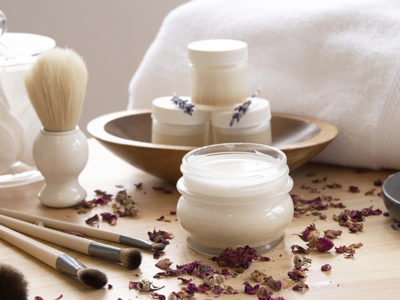 Botanical Skin Care Course Background cosmetics