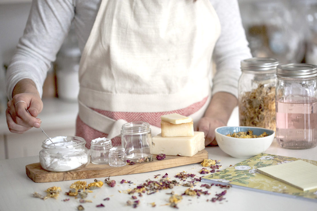 A DIY Floral Delight Soap Recipe You’ll Love! | Herbal Academy | Enjoy this Floral Delight Soap recipe from our Botanical Skin Care Course. It makes a lovely bar of soap that you can enjoy yourself or gift to a friend!