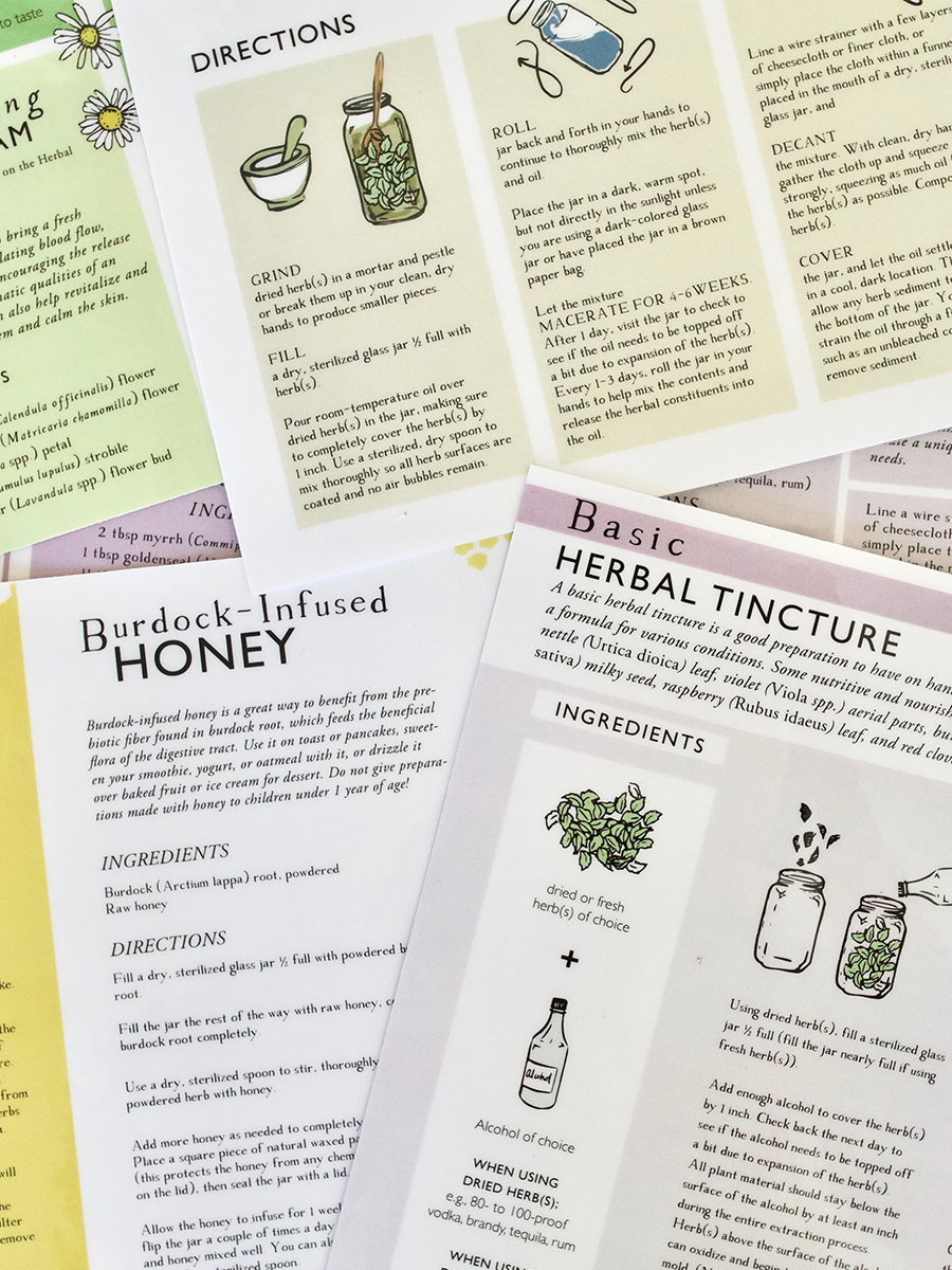 Making Herbal Preparation Recipe Guides by the Herbal Academy