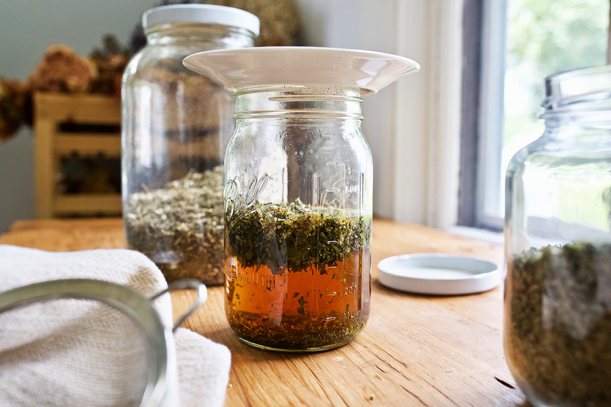 DIY Fever-Cooling Tea for Uncomfortably Hot Bodies | Herbal Academy | Learn about 4 herbs that are useful in cooling the body when a fever is present and get a recipe for a DIY fever-cooling tea blend as well!