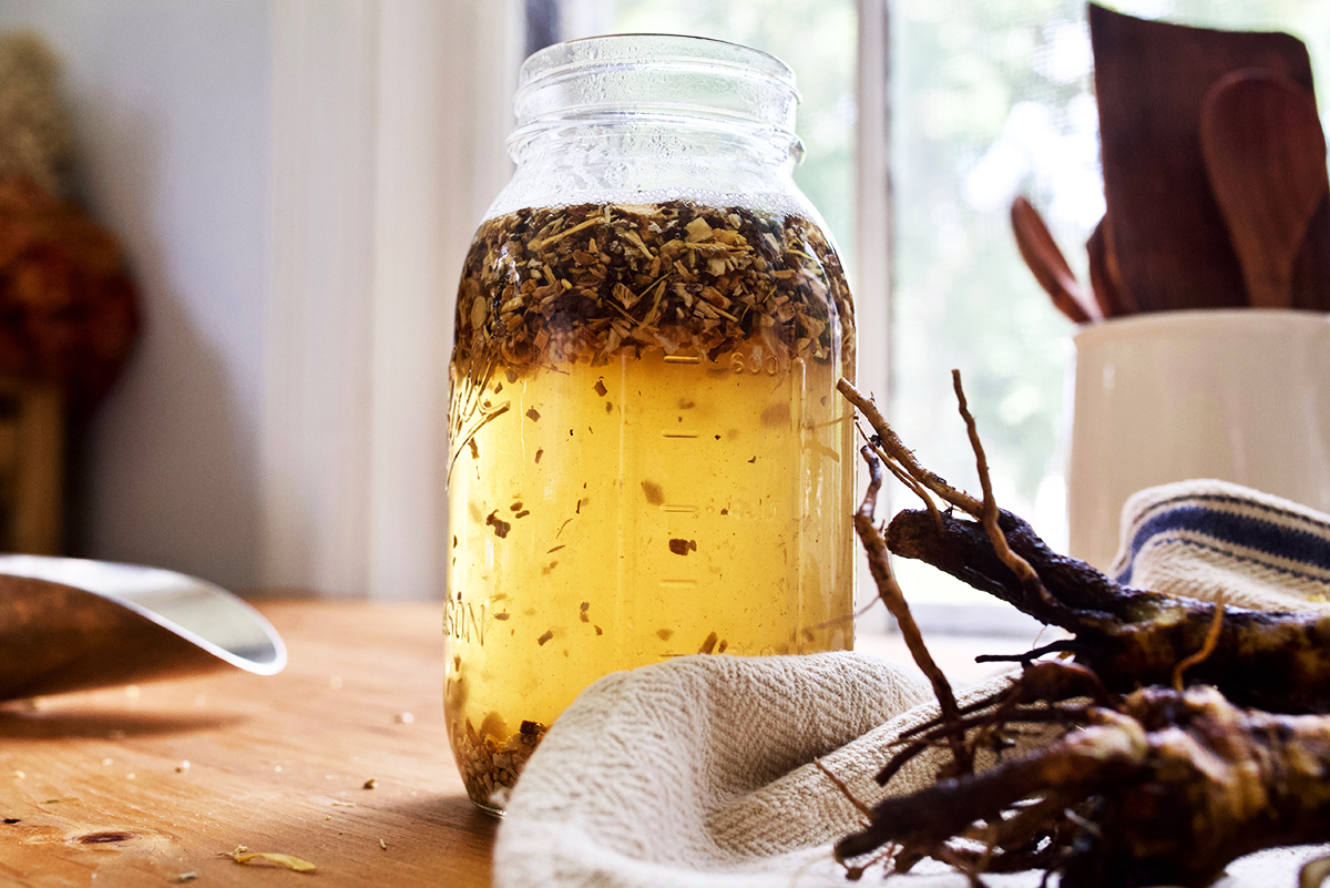 How to Make a DIY Autumn Root Tonic | Herbal Academy | When autumn shows its signs, it may be time to incorporate herbal roots into your diet in the form of an autumn root tonic to support your vitality.