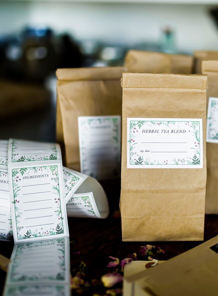 Loose Leaf Tea Bag & Label Set – Herbal Academy