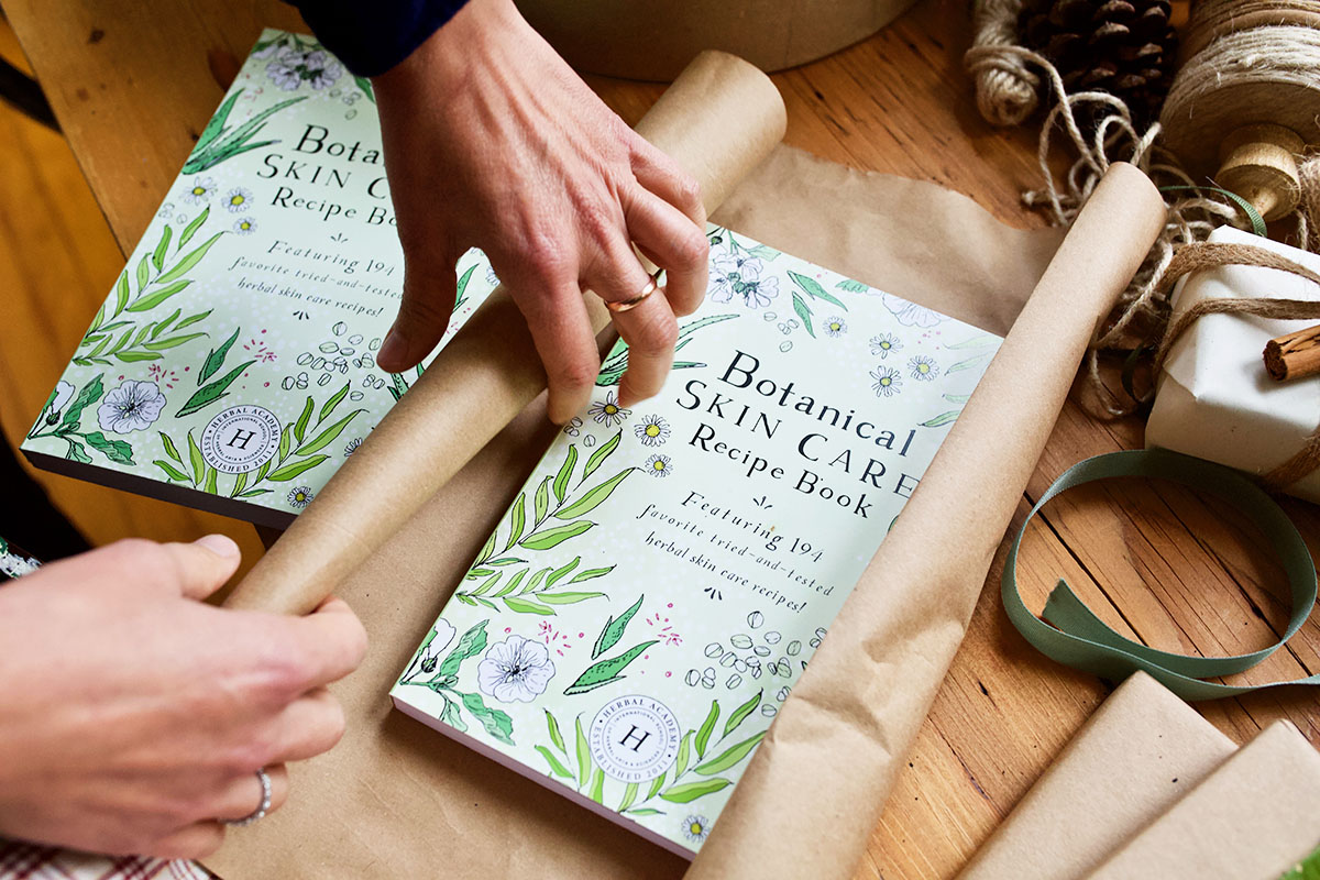 Our Botanical Skin Care Recipe books is another of our favorite gifts for herbalists. 