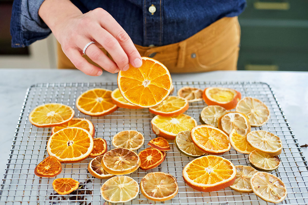 DIY Orange Harvest Scented Muslin Tea Bag Sachets