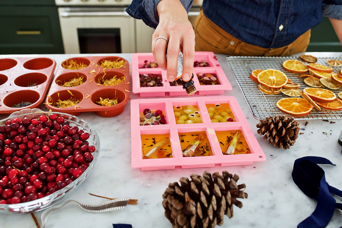 DIY Herbal Wax Sachets for the Home and Gifting | Herbal Academy | Learn to make DIY herbal wax sachets. These little treats will freshen the air without the use of chemicals and make the perfect herbal holiday gift!