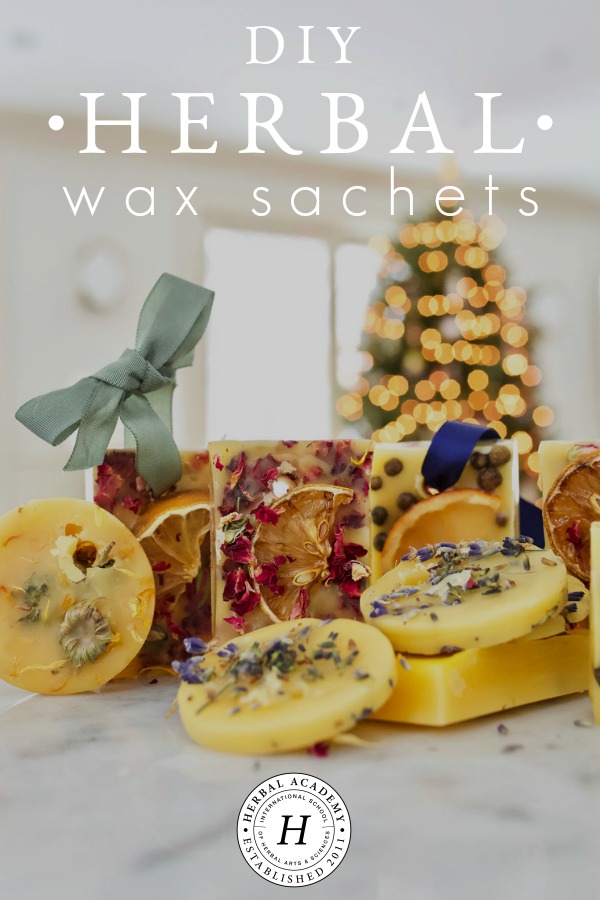 DIY Scented Wax Sachets with Soy Wax, Botanicals & Essential Oils