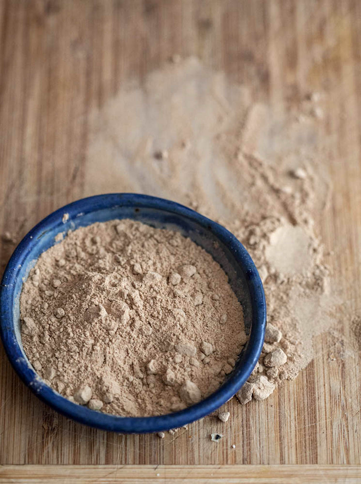 powdered maca in a bowl