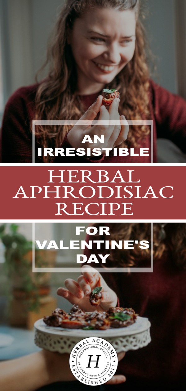 An Irresistible Herbal Aphrodisiac Recipe for Valentine’s Day: Cleopatra’s Love Bites | Herbal Academy | With Valentine’s Day approaching, this herbal aphrodisiac recipe for Cleopatra’s Love Bites may be just the thing you need to make your day extra special!