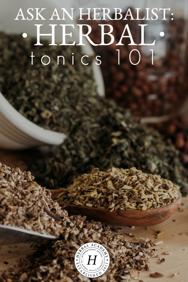 Ask An Herbalist: Herbal Tonics 101 | Herbal Academy | We're shedding some light on some common misconceptions surrounding herbal tonics and how to use them in this new Ask An Herbalist video.