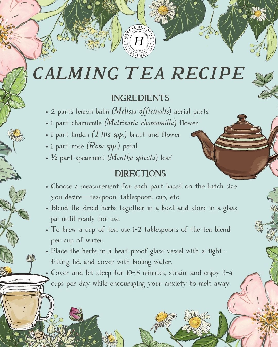 Simple lifestyle practices to go-to formulas, like our Calming Tea Recipe, can help us better manage and cope with stress naturally.