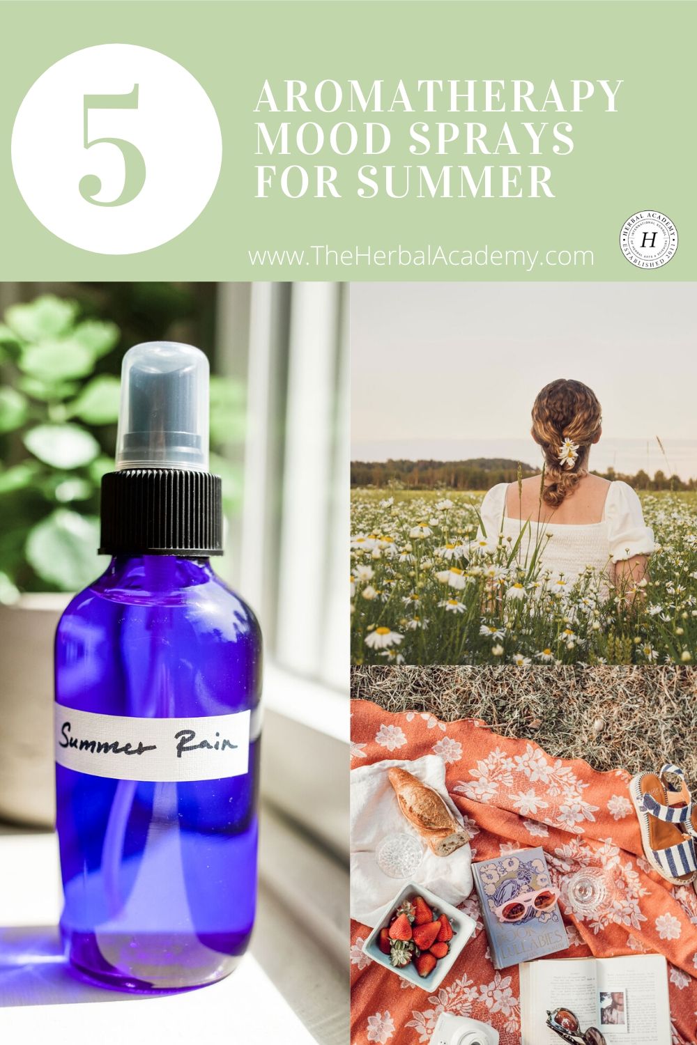 5 Aromatherapy Mood Sprays for Summer | The Herbal Academy | An aromatherapy mood spray is easy to make and use. When made in small batches, each batch can feature a scent that kindles a different memory or feeling. 