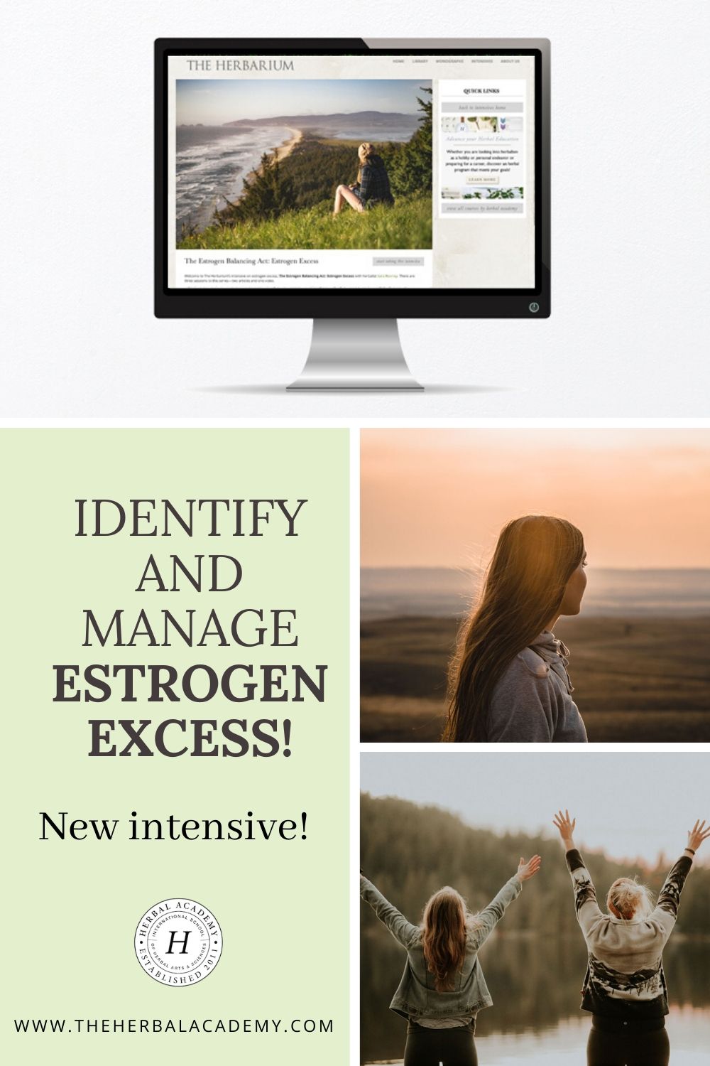 New Intensive! Identify and Manage Estrogen Excess  | Herbal Academy | We’ve partnered with Sara Rooney, a medical herbalist specializing in hormonal imbalance, to release our newest Herbarium intensive about estrogen excess.