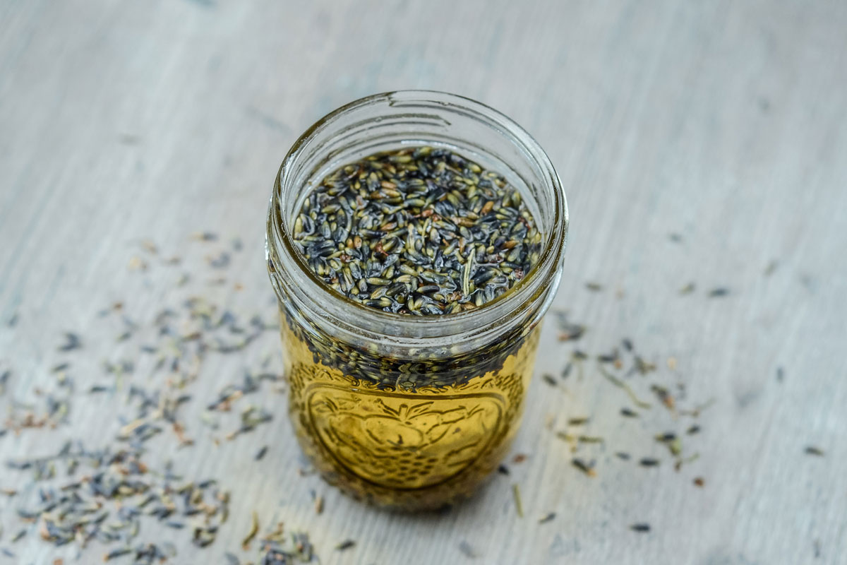 Stress-Be-Gone Balm Recipe (and Video!)  | Herbal Academy | This Stress-Relief Balm recipe is adapted from the Herbal Academy’s Intermediate Herbal Course and features calming essential oils in an herb-infused base.