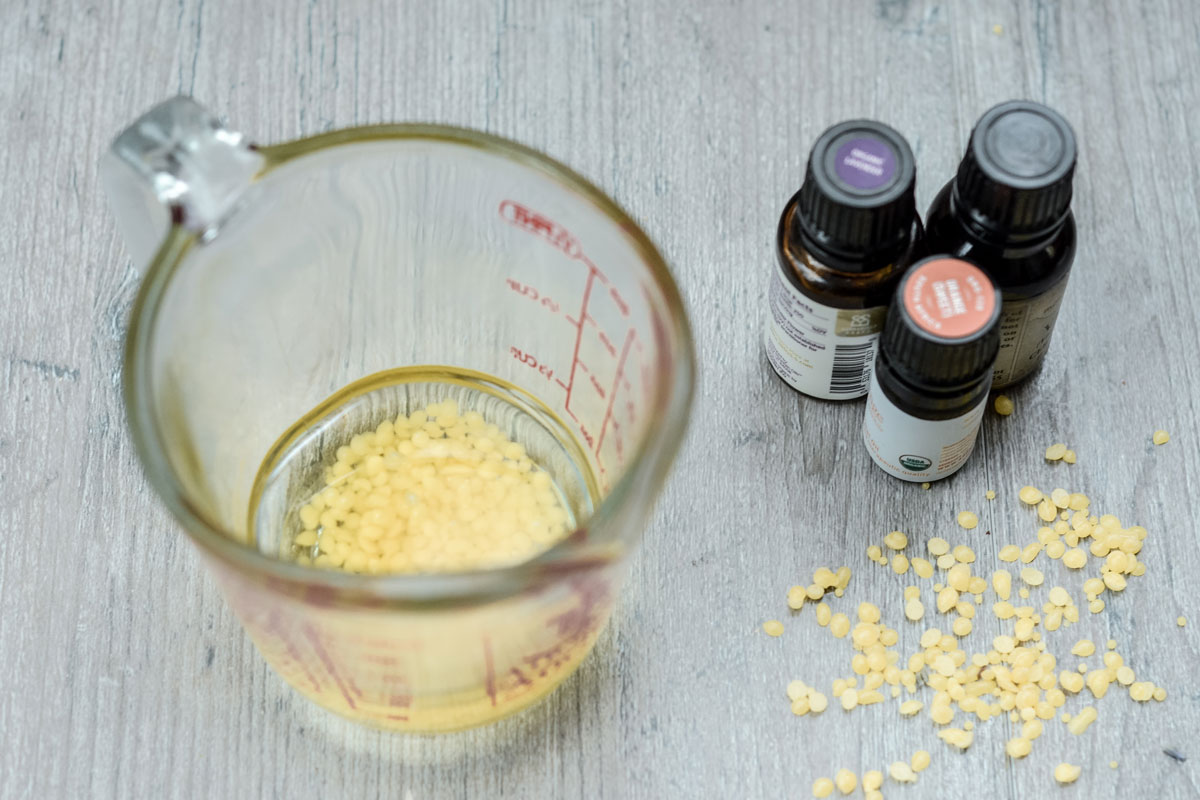 Stress-Be-Gone Balm Recipe (and Video!)  | Herbal Academy | This Stress-Relief Balm recipe is adapted from the Herbal Academy’s Intermediate Herbal Course and features calming essential oils in an herb-infused base.