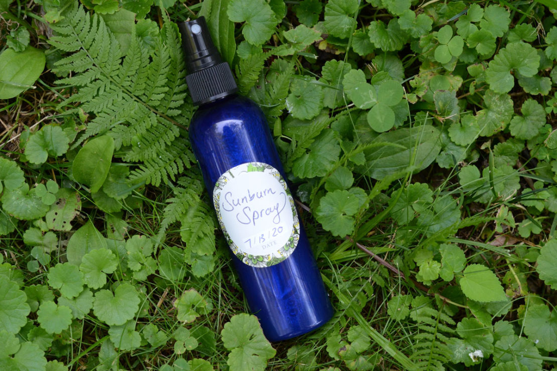 DIY: All Natural Sunburn Relief Spray