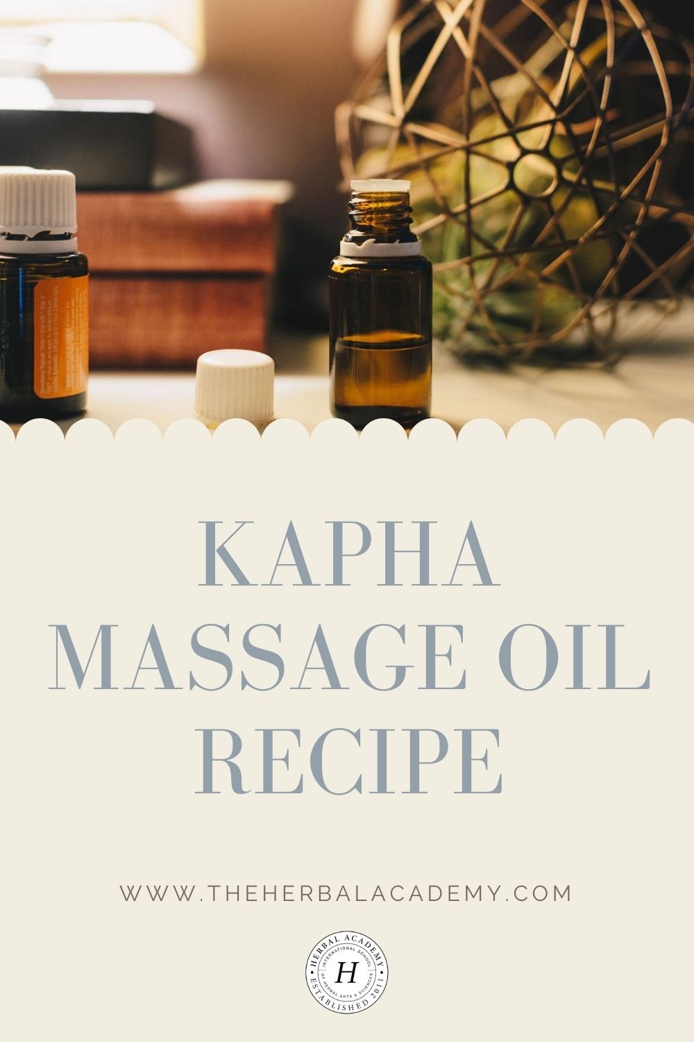 Kapha Massage Oil Recipe (Late Winter and Early Spring) | Herbal Academy | This kapha massage oil recipe features herbs and spices with a warming and invigorating energy, which makes it great for cold weather.