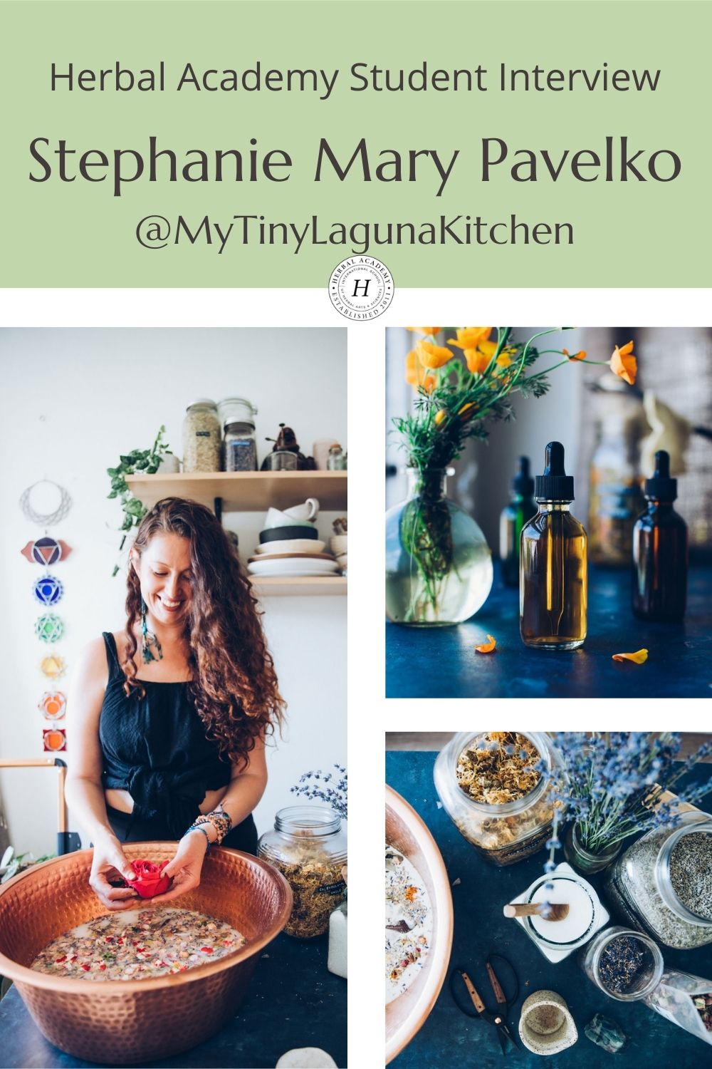 Student Feature: Stephanie Mary Pavelko (@MyTinyLagunaKitchen) | Herbal Academy | In the third installment of our Student Feature Series, we chatted with herbal blogger and photographer Stephanie Mary Pavelko.