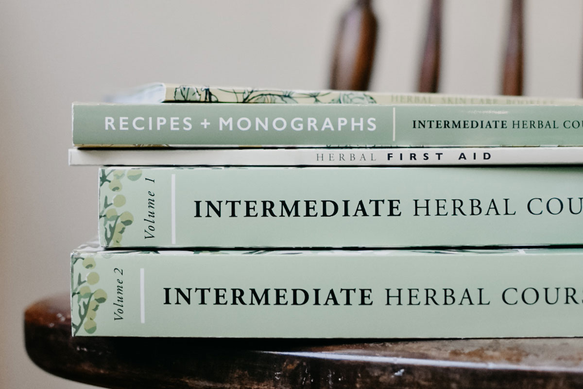 Intermediate Herbal Course textbooks