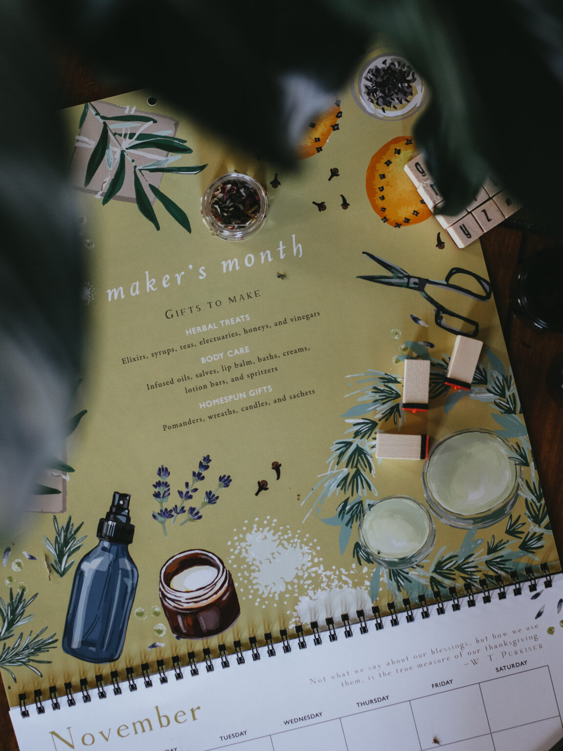 12Month Herbal Wellness Calendar Herbal Academy