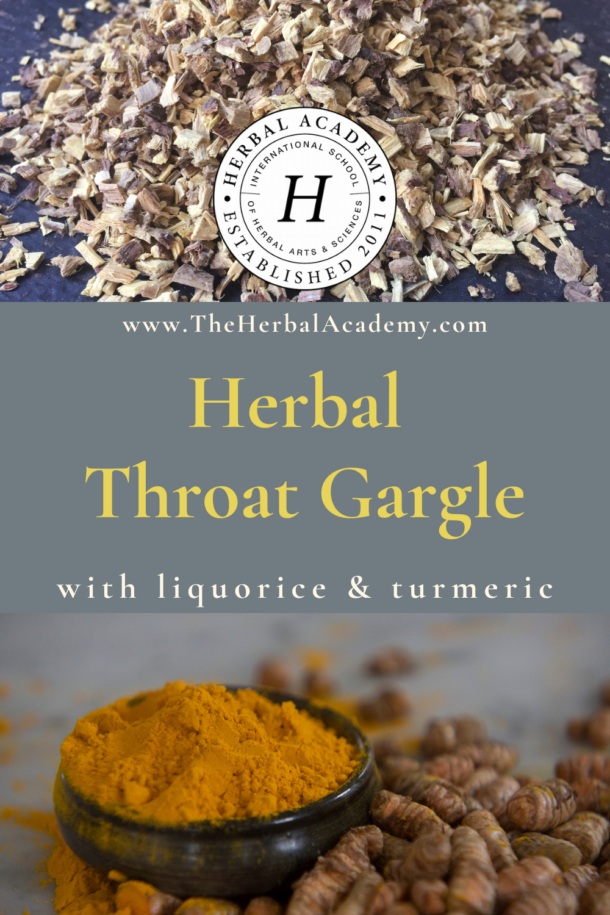 Herbal Throat Gargle Recipe Triphala, Turmeric, and Licorice Herbal