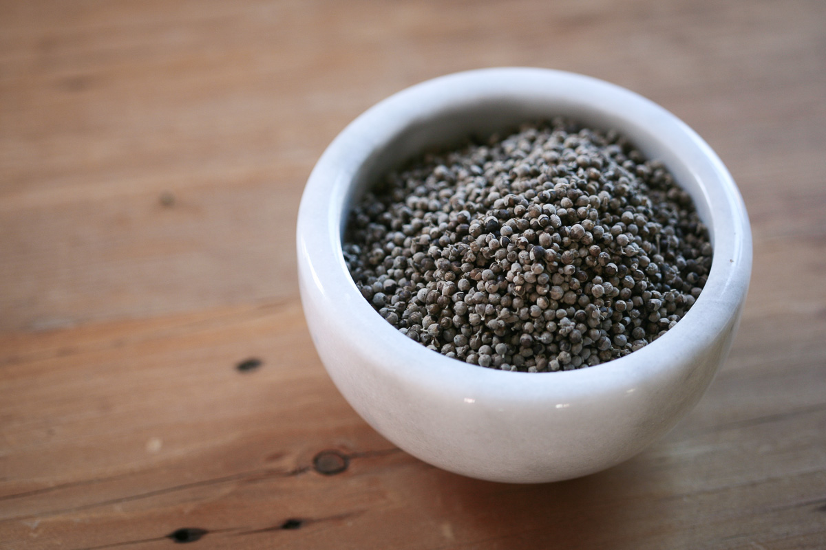 seeds in a white bowl ready for soaking