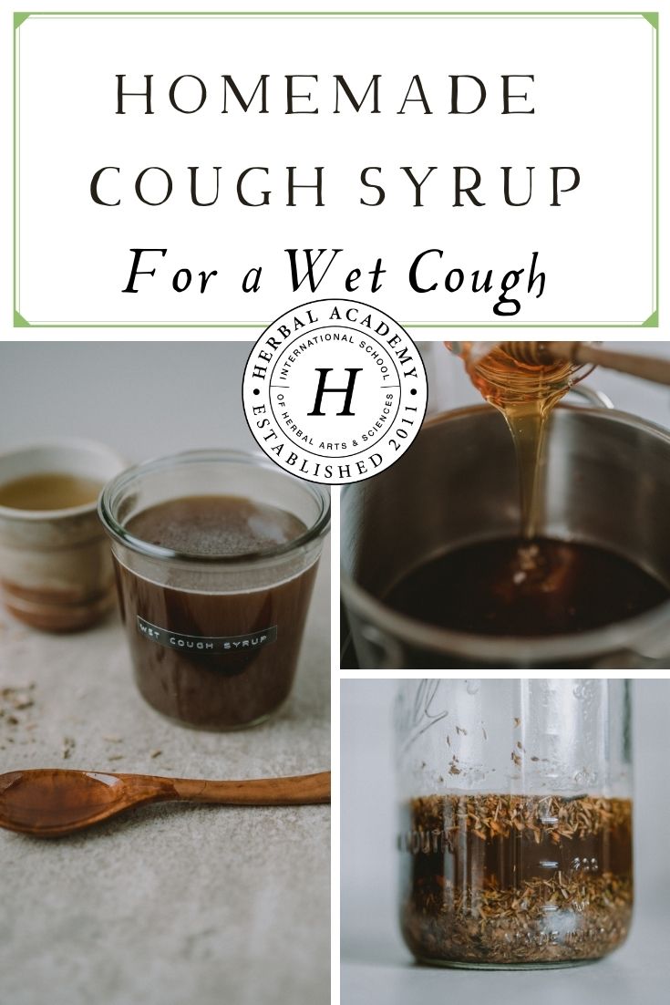 Homemade Cough Syrup for a Wet Cough | Herbal Academy | Learn how to easily prepare your own homemade cough syrup, including some well-known respiratory supporting herbs for the colder months!