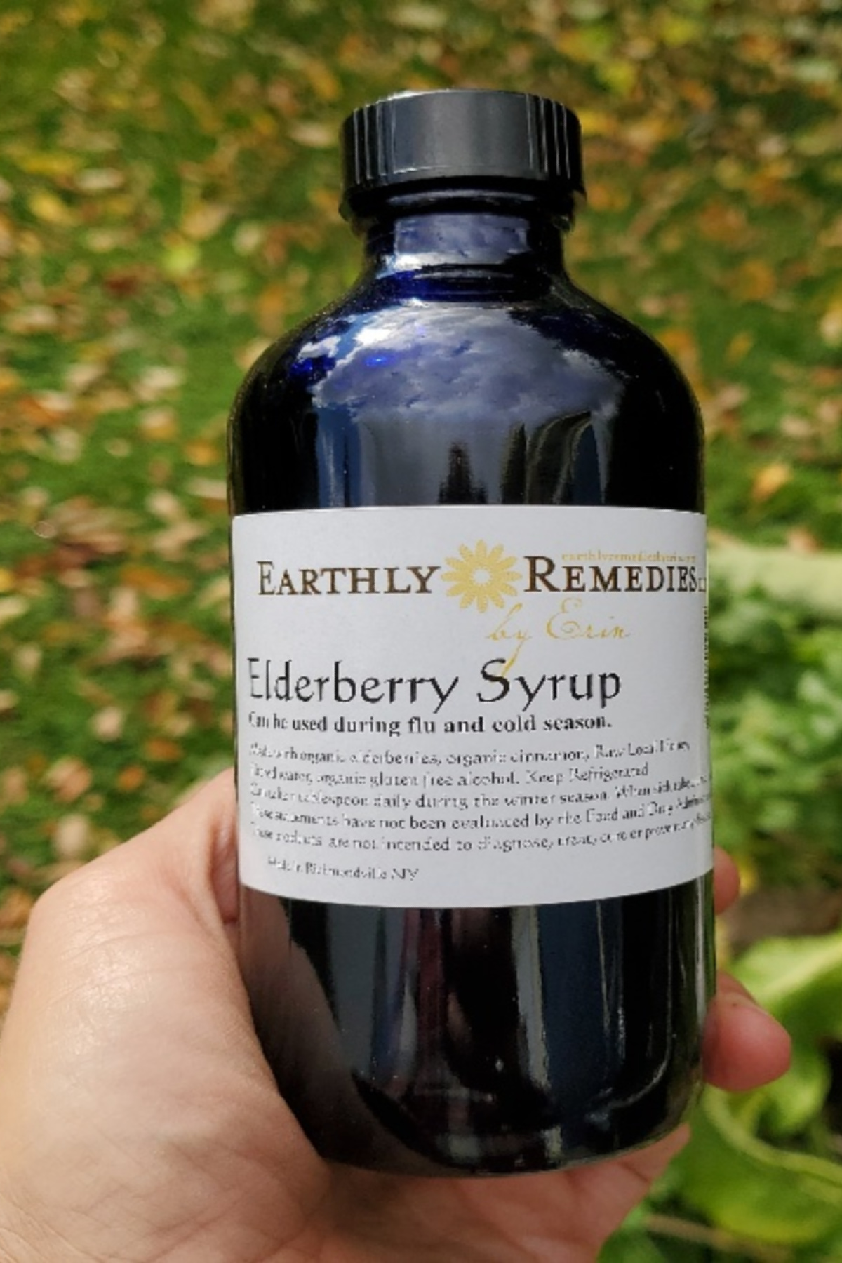 elderberry syrup made by Earthly Remedies by Erin