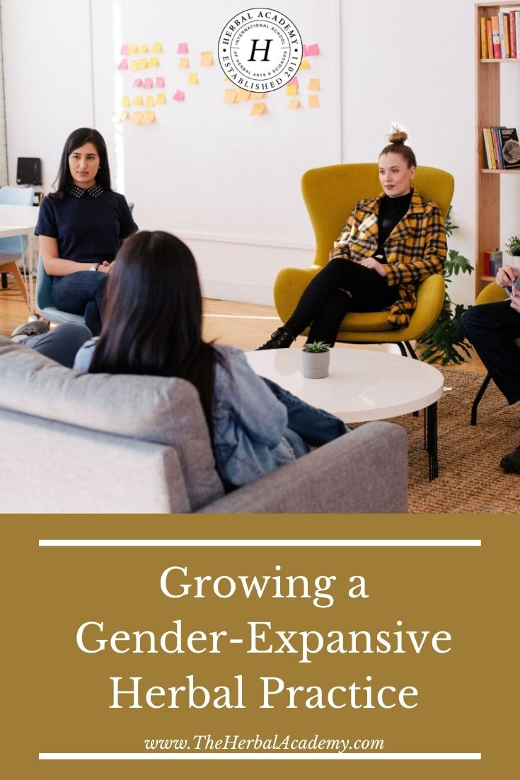 Growing a Gender-Expansive Herbal Practice | Herbal Academy | In this post, we introduce some of the reasons why gender-expansive, trans-inclusive herbal care is so deeply needed.