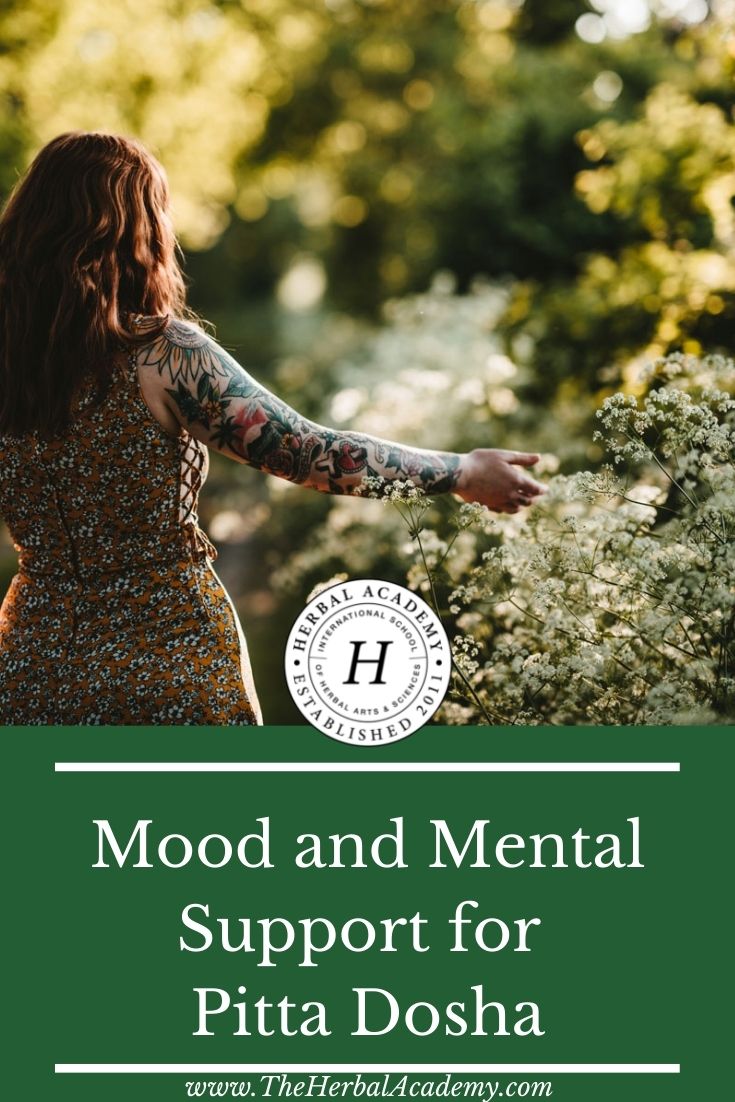 Mood and Mental Support for Pitta Dosha | Herbal Academy | Through diet, herbs, and lifestyle practices, there are many ways to balance pitta dosha during the summer. Here are a few helpful ideas.