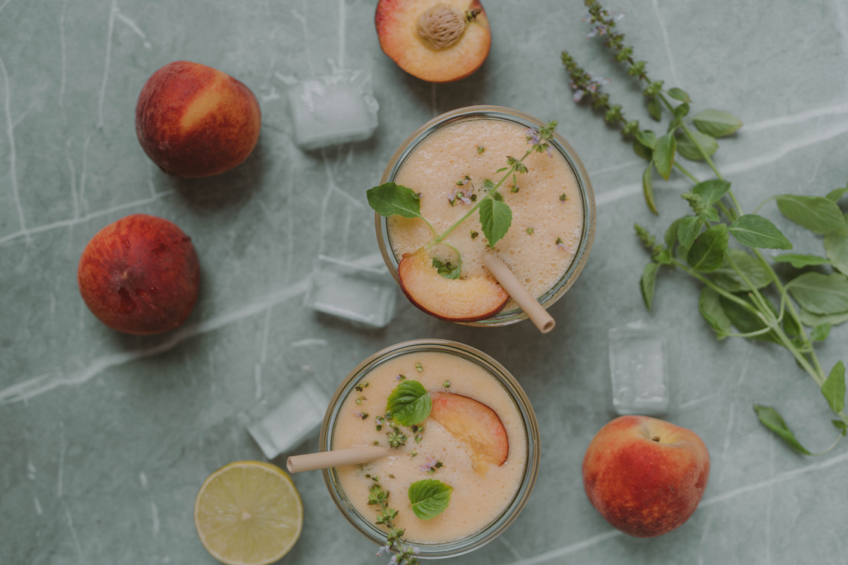 Holy Basil Peach Drink to Beat the Heat Herbal Academy