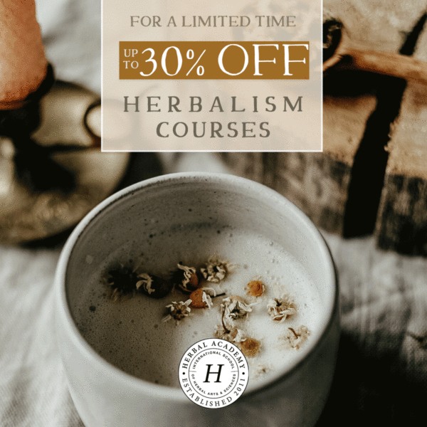 Shop Up to 30% off ALL HERBAL COURSES!