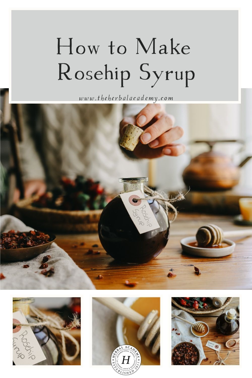 How to Make Rosehip Syrup | Herbal Academy | This rosehip syrup recipe is a delightful tonic and delicious way to nourish the heart and get your daily intake of vitamin C.