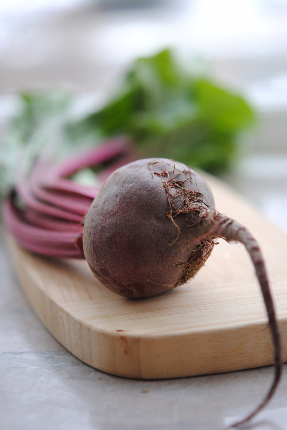 beet on a cutting board