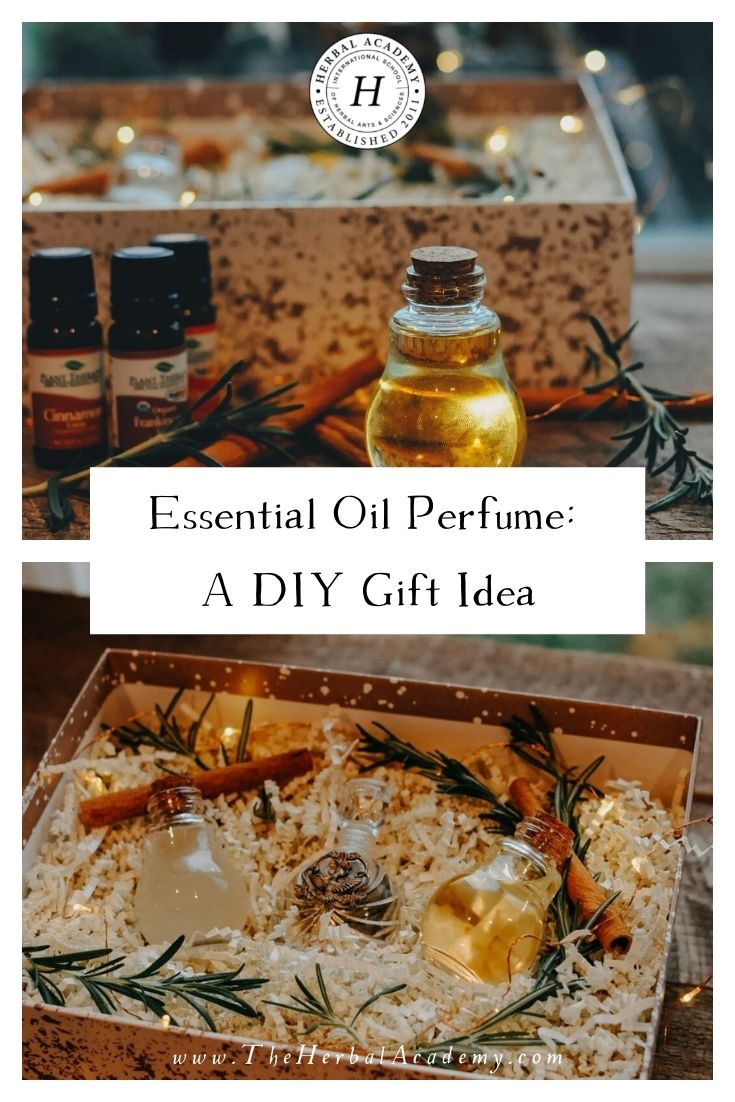 Essential Oil Perfume: A DIY Gift Idea | Herbal Academy | The memories attached to scents can be crafted and bottled up...and giving an essential oil perfume to someone will make a memorable holiday.