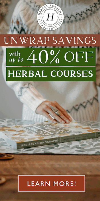 Unwrap Savings with the Herbal Academy's holiday sale on courses!