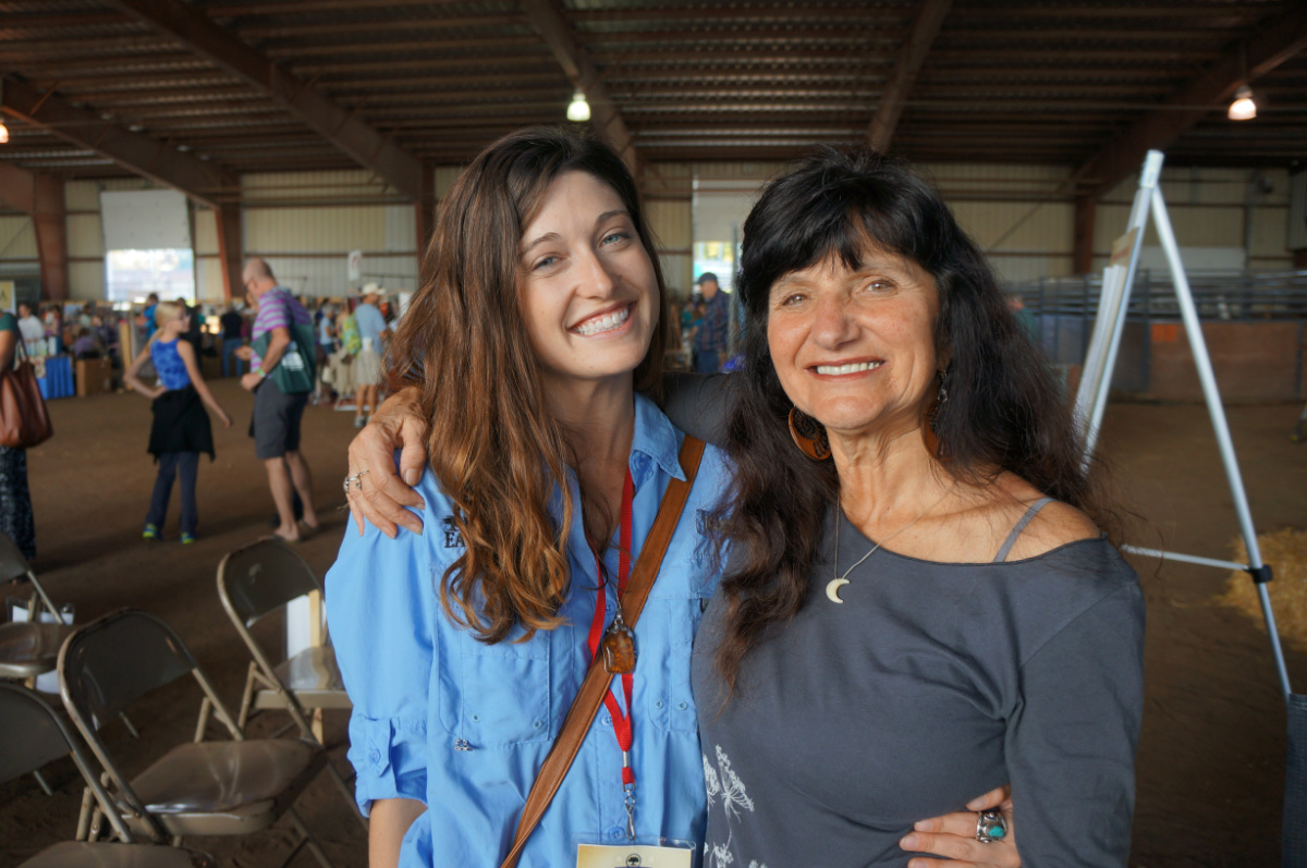 Hannah Lasorsa with Rosemary Gladstar