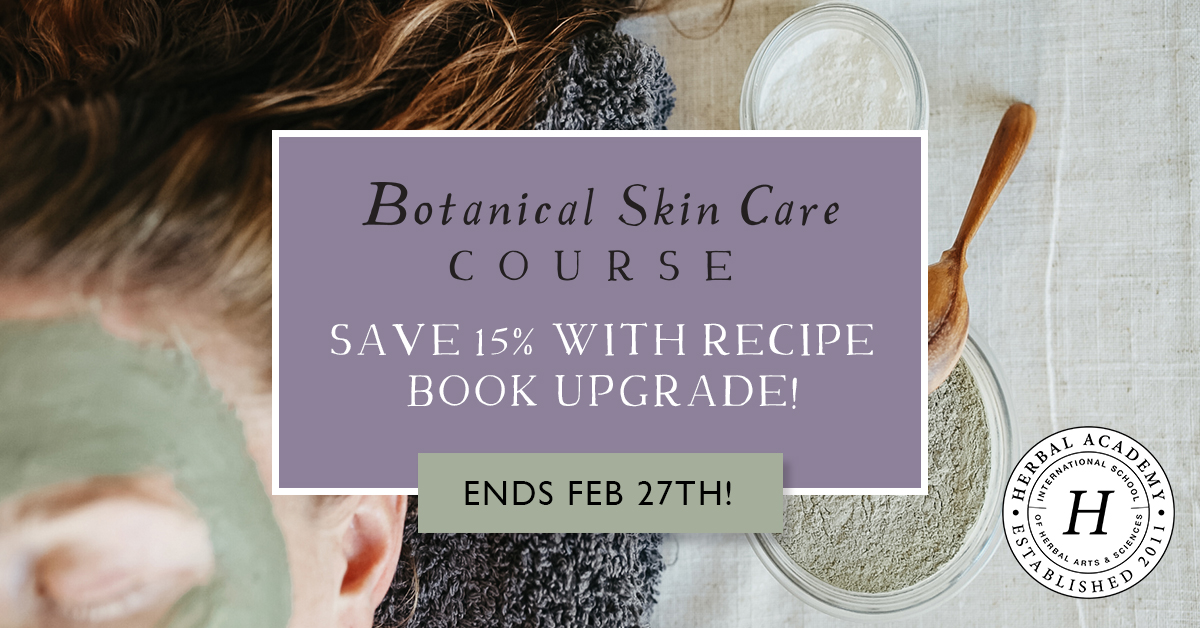 Save 15% When you purchase the Botanical Skin Care and Recipe Book Bundle!