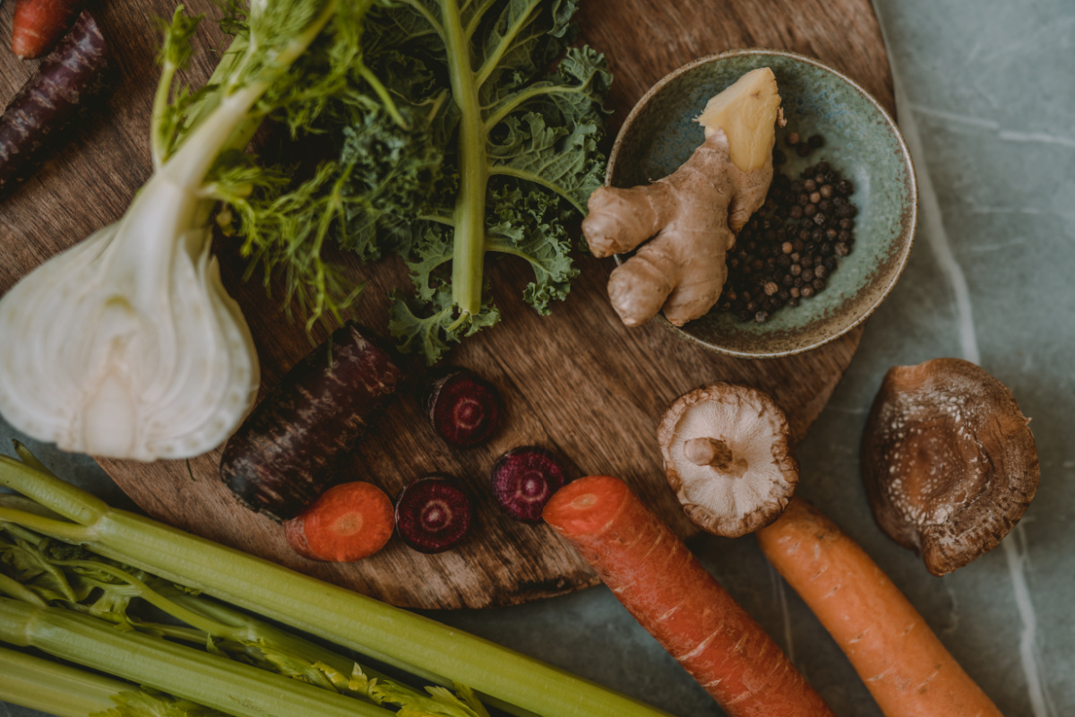 vegetables for nourishing stew