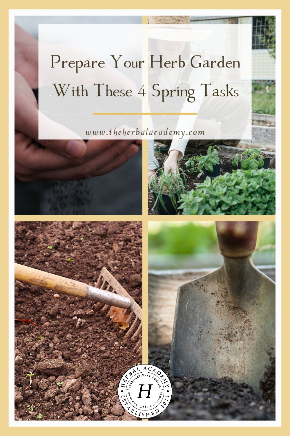 Prepare Your Herb Garden With These 4 Spring Tasks | Herbal Academy | By preparing your herb garden for the season with these four spring tasks, you can make your gardening vision a reality.